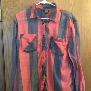 Grey and Pink Flannel